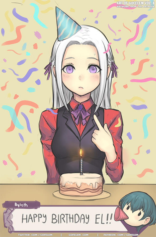 1girl, alternate_costume, birthday, black_vest, byleth_(fire_emblem), byleth_eisner_(male), cake, candle