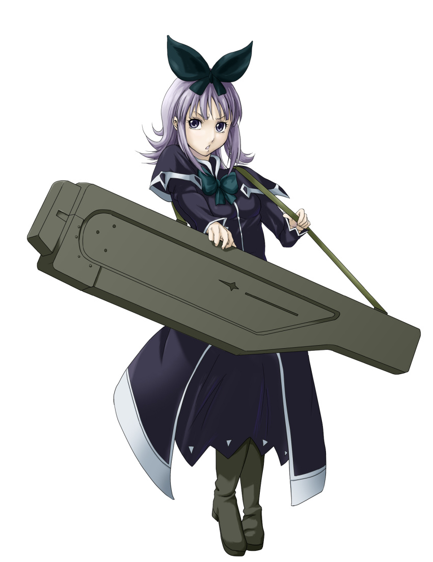 coopa, druaga_no_tou, gothic_lolita, grey_hair, highres, kooba, lolita_fashion, long_hair