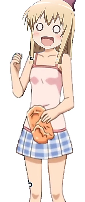 1girl, :d, bangs, bare_arms, bare_legs, blonde_hair, blunt_bangs, blush