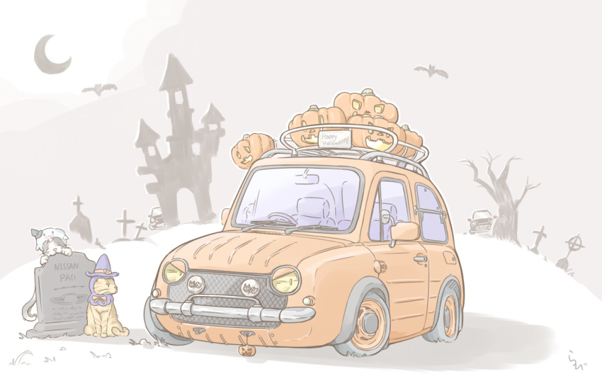 animal, animal_ears, artist_name, bat, car, castle, cat, cat_ears