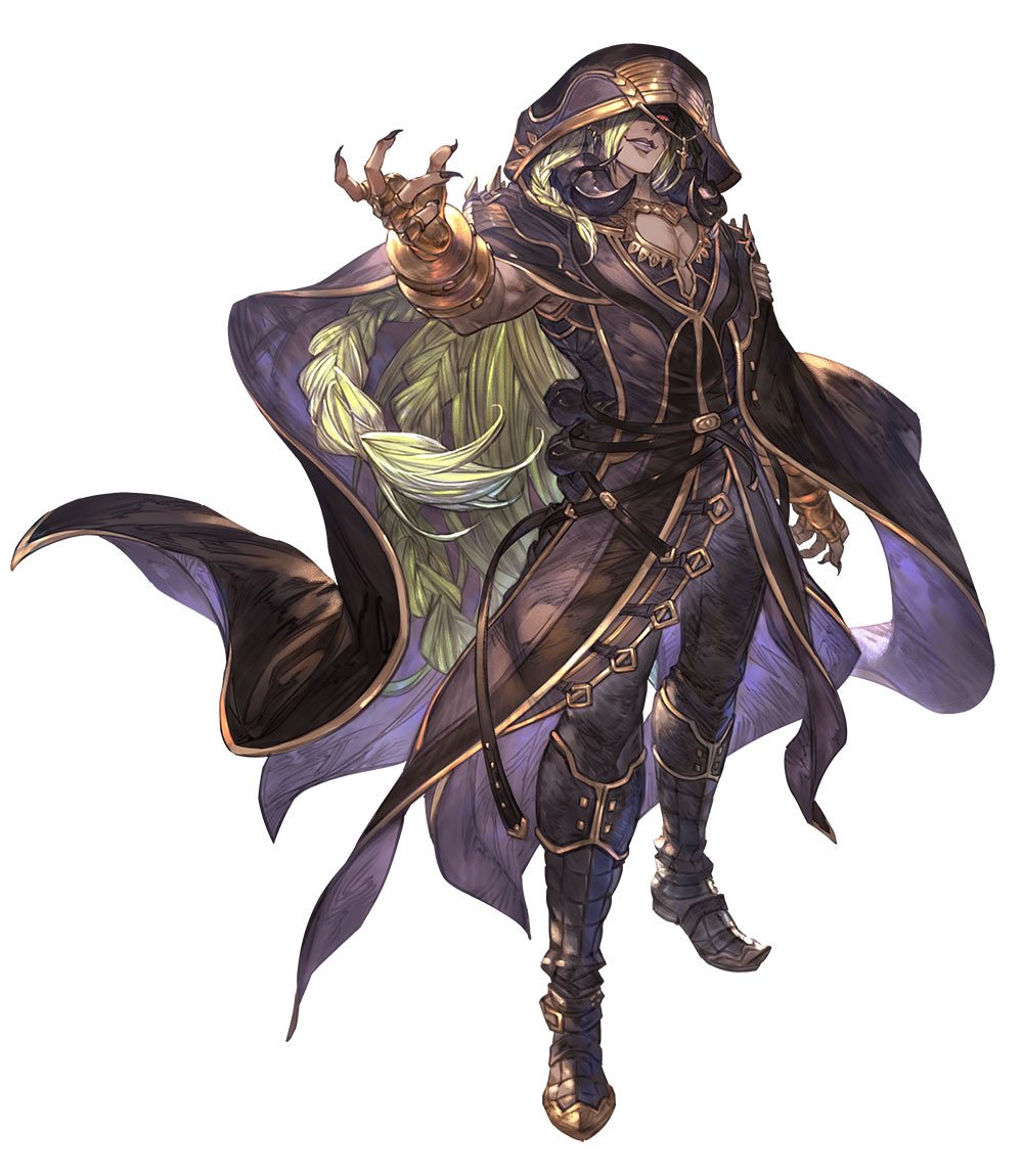 1boy, armored_boots, beelzebub_(granblue_fantasy), black_nails, boots, braid, dark_skin, dark_skinned_male