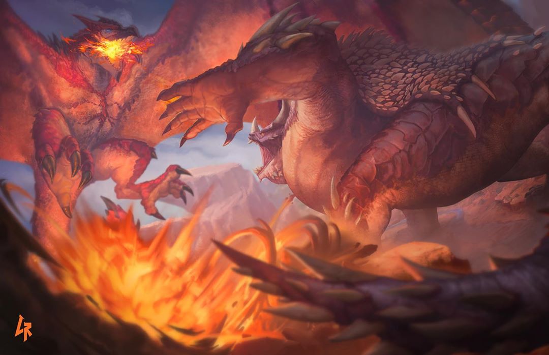 anguirus, black_skin, chipyray, claws, crossover, digitigrade, dragon, dragon_horns