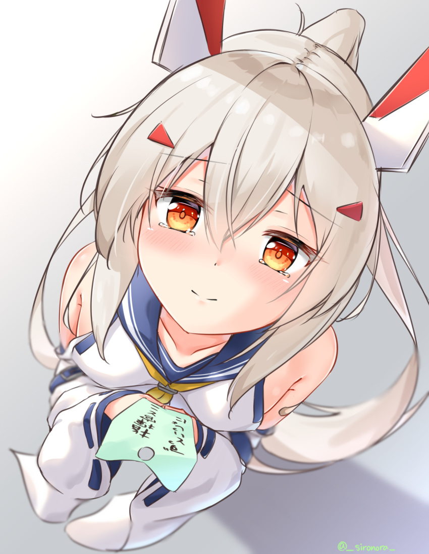 1girl, ayanami_(azur_lane), azur_lane, bangs, bare_shoulders, blue_sailor_collar, blush, breasts
