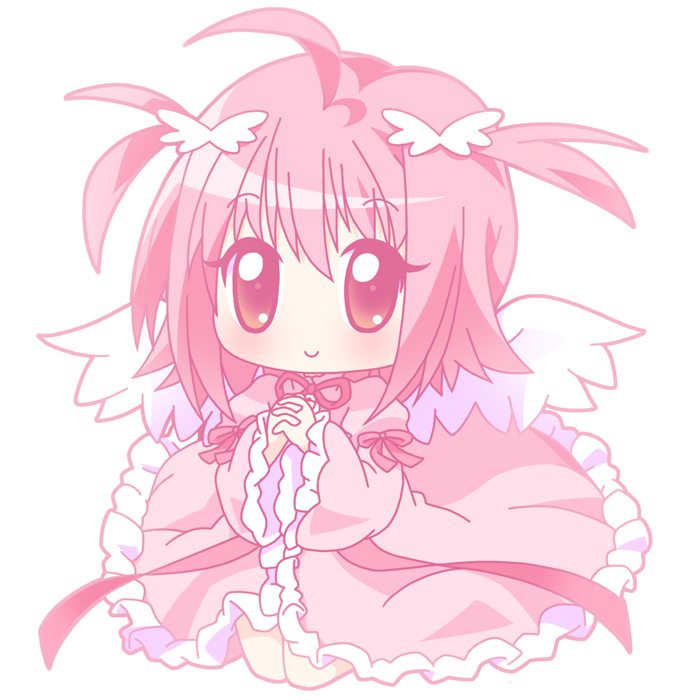 amulet_angel, chibi, hinamori_amu, magical_girl, mirai_(artist), mirai_(sugar), pink_hair, shugo_chara!