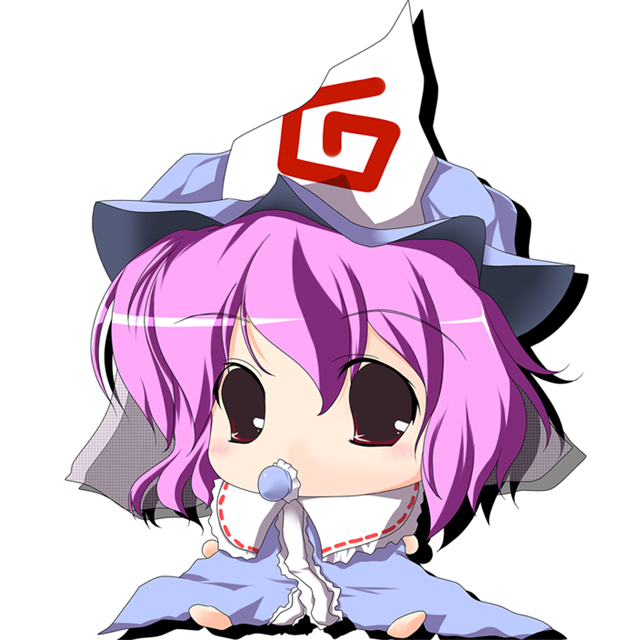 chibi, hat, jum_(parallel_parasol), saigyouji_yuyuko, touhou, young