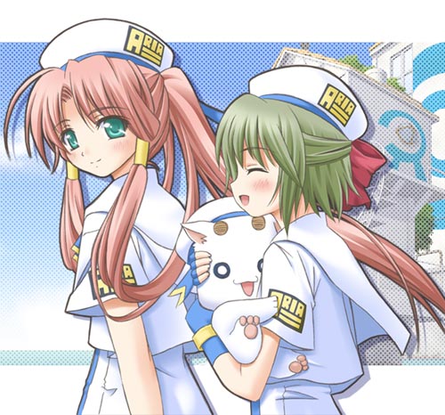 ai_(aria), aria, aria_(manga), hair_tubes, lowres, mizunashi_akari, shiumai, siumai