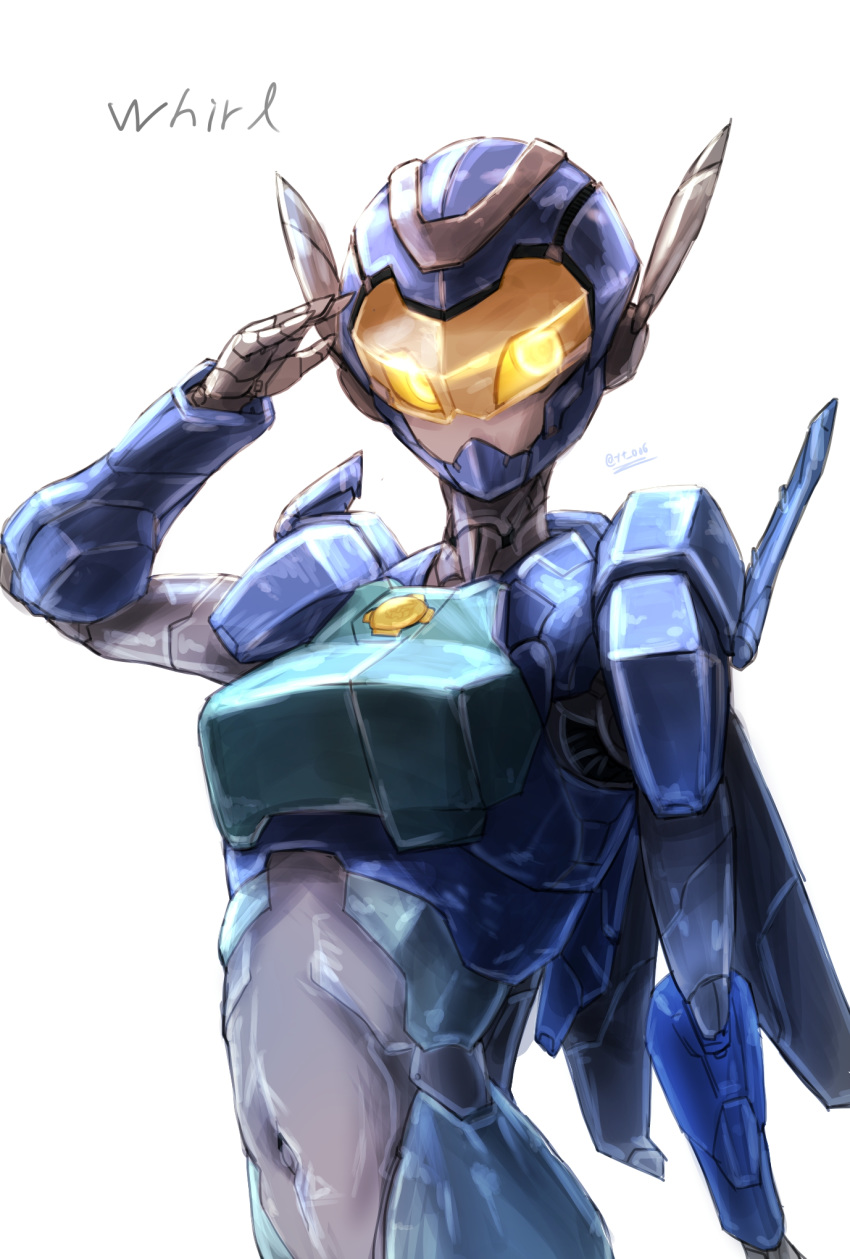 1girl, autobot, character_name, commentary, highres, looking_to_the_side, no_humans, oberon826