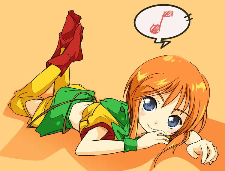 brown_hair, elpeo_puru, elpie_ple, gundam, gundam_zz, ixy, lying, musical_note