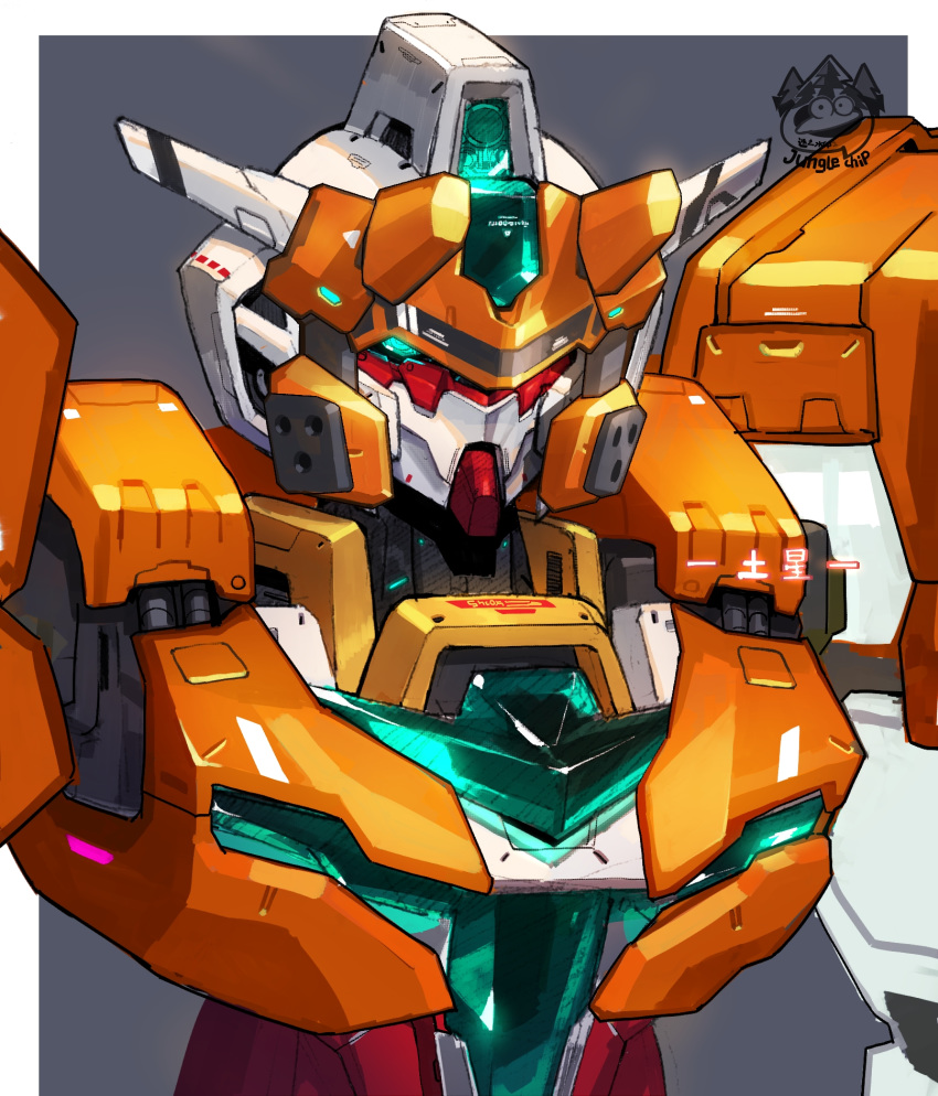 aqua_eyes, close-up, glowing, glowing_eyes, gundam, gundam_build_divers, gundam_build_divers_re:rise, gunpla