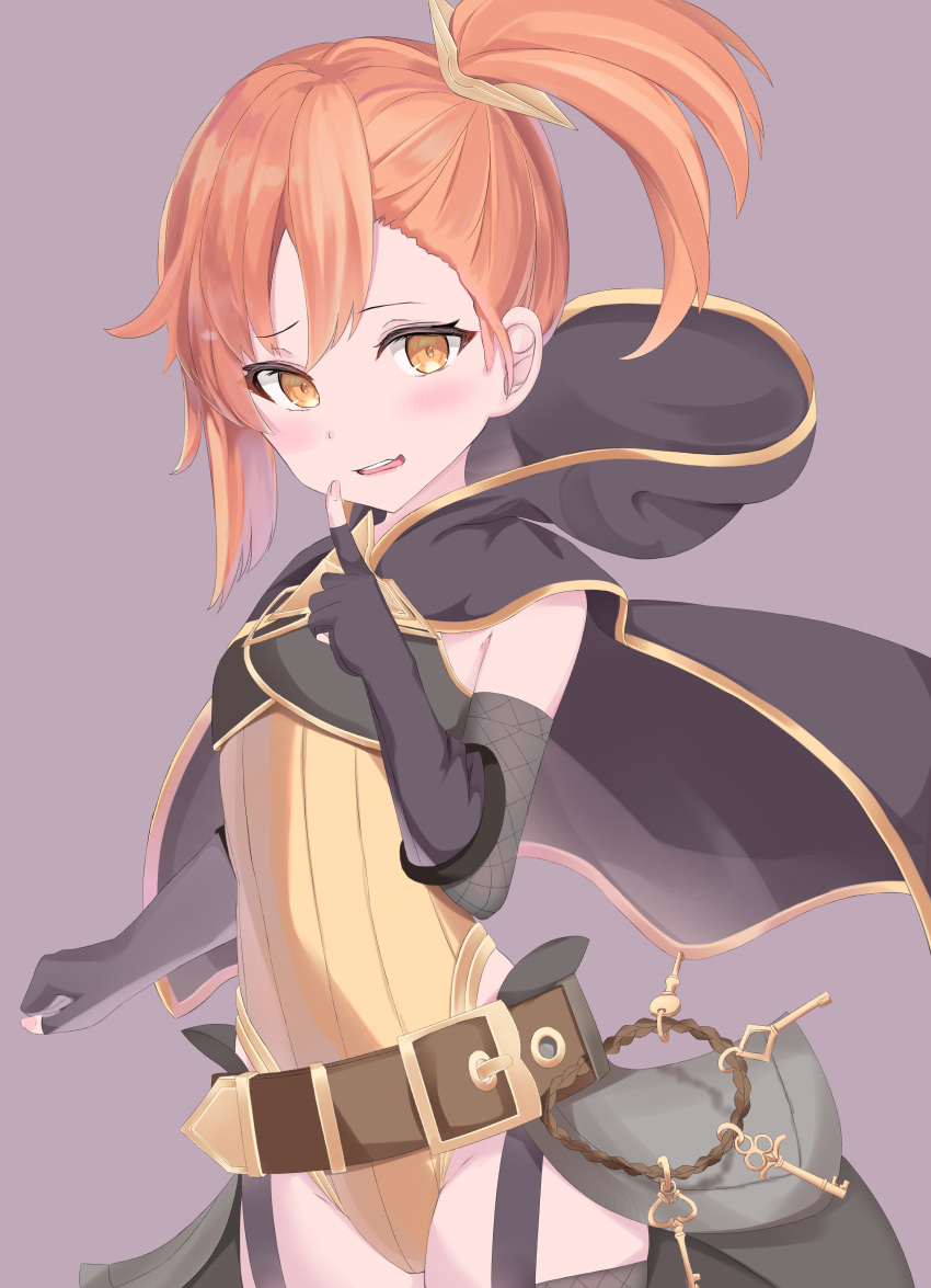 1girl, absurdres, armor, belt, black_cape, black_gloves, black_legwear, breastplate