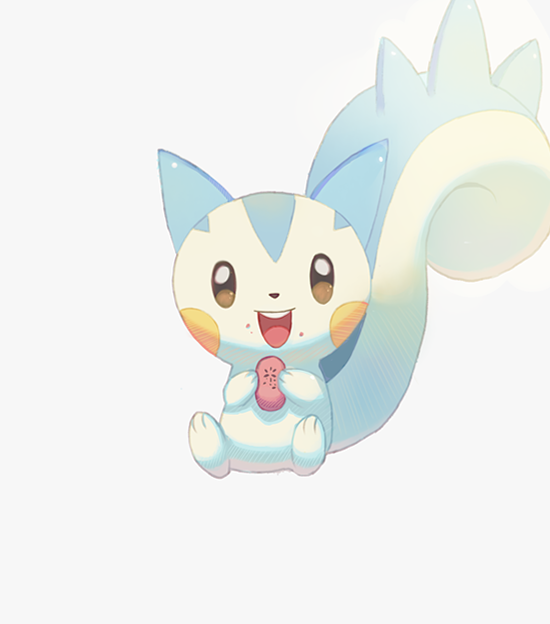 ak1, commentary, eating, food, food_on_face, gen_4_pokemon, happy, holding