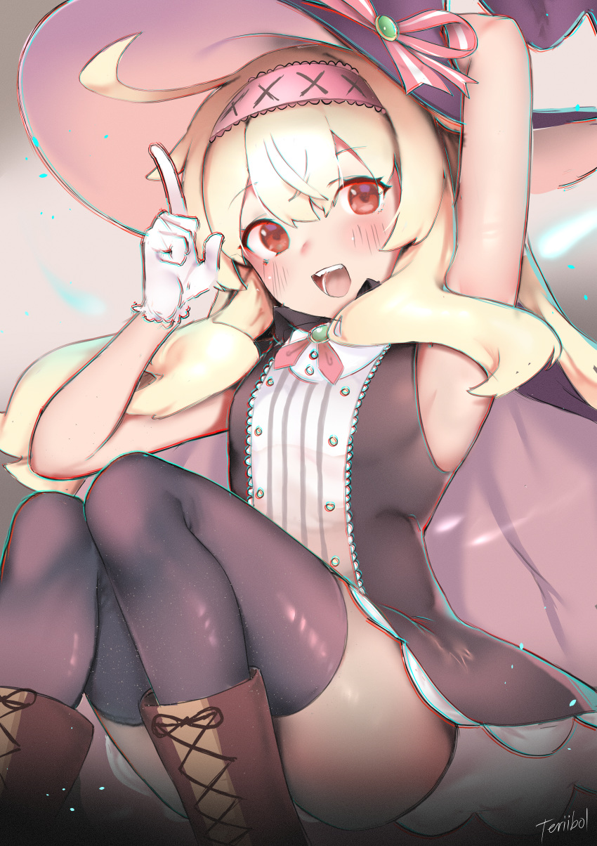 1girl, absurdres, arm_up, armpits, artist_name, bangs, black_dress, black_legwear