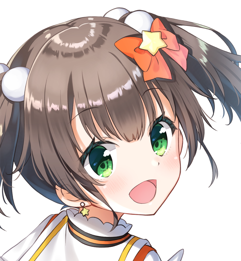 1girl, black_hair, brown_hair, hakari_kanna, kanna_channel, magical_girl, twintails, virtual_youtuber