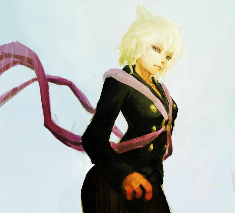 blonde_hair, cat_ears, hunter_x_hunter, nefelpitou, neferpitor, shotshell