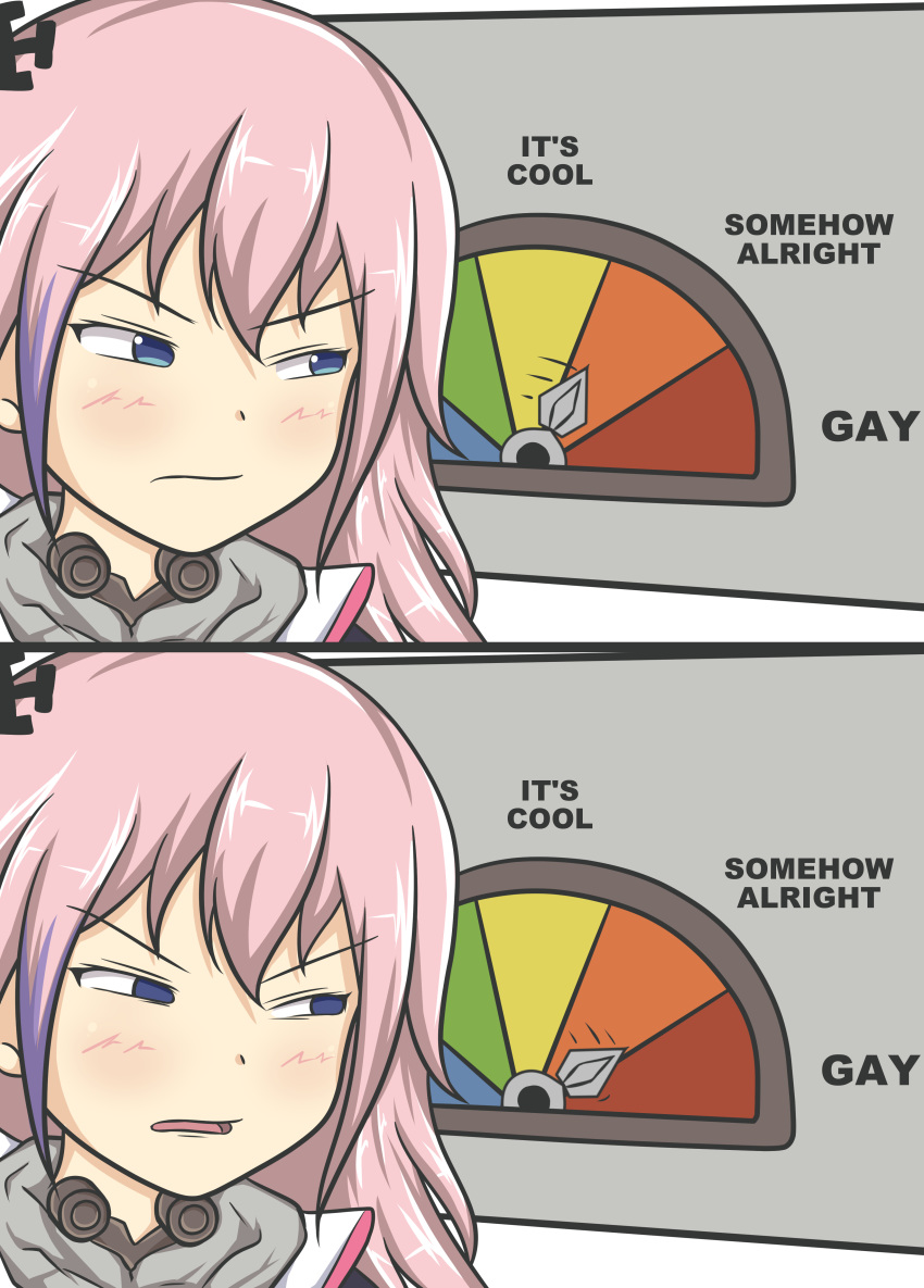 1girl, absurdres, american_dad!, bangs, blue_eyes, blush, close-up, english_commentary