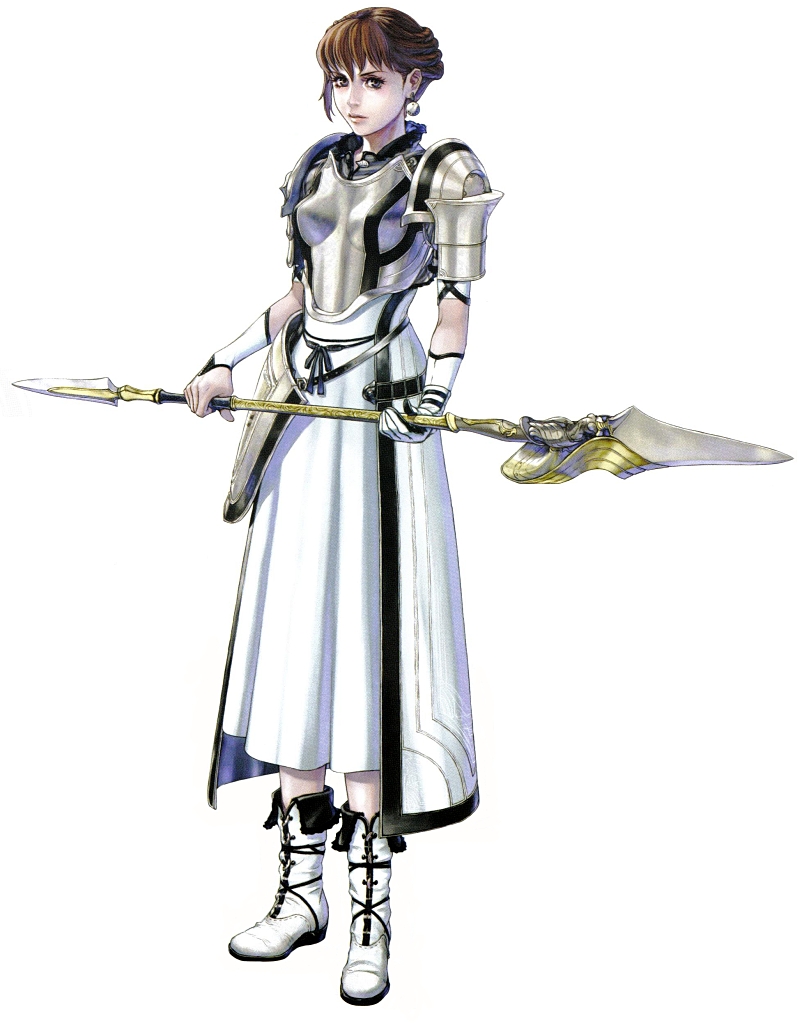 1girl, armor, bangs, boots, breastplate, brown_hair, drag-on_dragoon, drag-on_dragoon_2