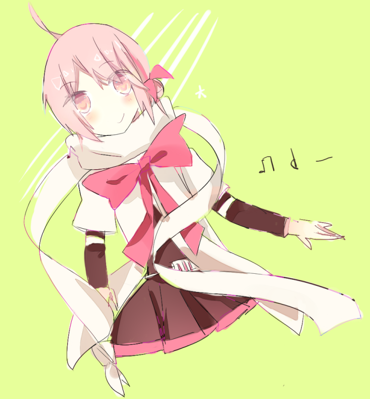 1girl, hairband, houkago_stride_(vocaloid), ichinomiya_eruna, mikagura_gakuen_kumikyoku, musical_note, pikaqiu, pin