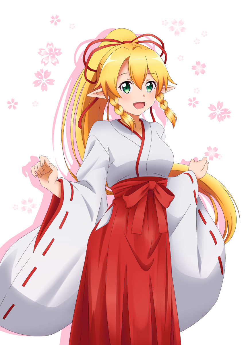 1girl, absurdres, alternate_costume, bag, blonde_hair, breasts, eyebrows_visible_through_hair, floating_hair