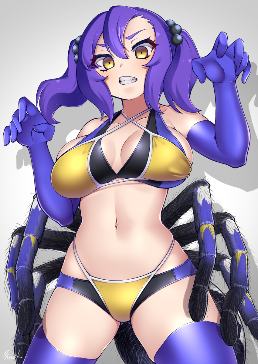 1girl, absurdres, bangs, bare_shoulders, bikini, black_bikini, breasts, brown_eyes