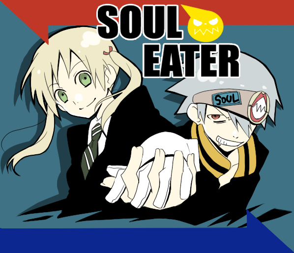katsuko_(naruto), maka_albarn, maka_arubaan, school_uniform, soul_eater, soul_eater_(character), twintails