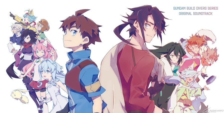 1girl, 1other, 5girls, 6+boys, album_cover, animal, animal_ears, aqua_eyes