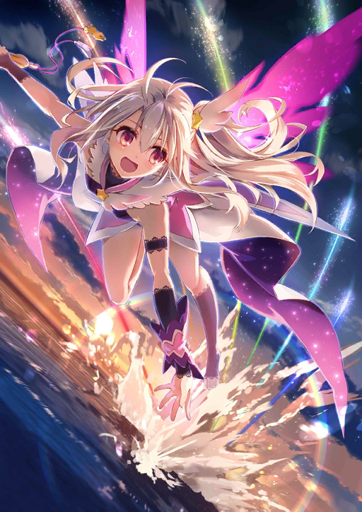 1girl, blonde_hair, blush, clouds, eyebrows_visible_through_hair, fate/grand_order, fate/kaleid_liner_prisma_illya, fate_(series)