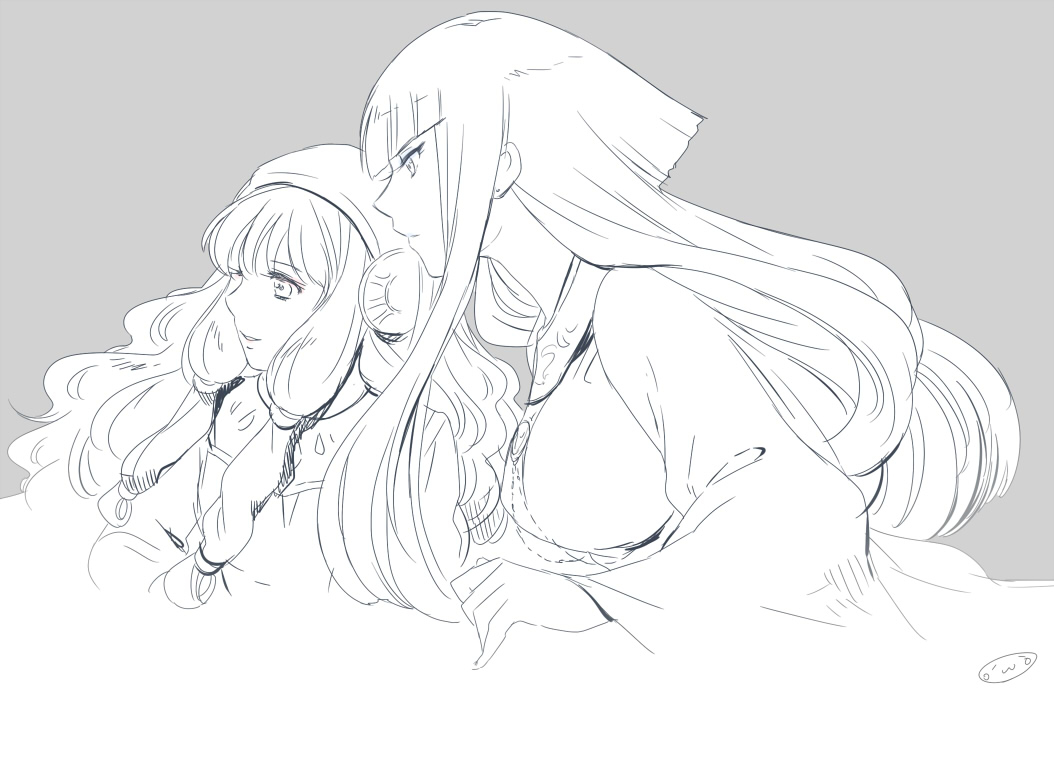 freya_(saint_seiya), long_hair, mizuhara_aki, polaris_hilda, saint_seiya, sisters
