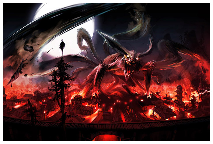 blurry, colored, concept_art, depth_of_field, joel_dos_reis_viegas, konohagakure, naruto, naruto:_rise_of_a_ninja