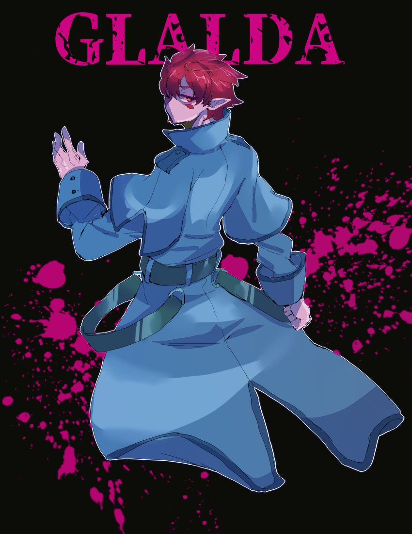 1boy, absurdres, belt, birthmark, character_name, facial_mark, glalda_erefith, highres