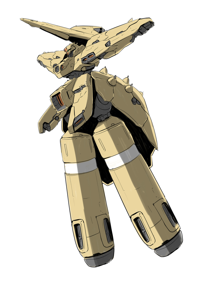 alpha_azieru, char's_counterattack, floating, gatakk, green_eyes, gundam, highres, mecha