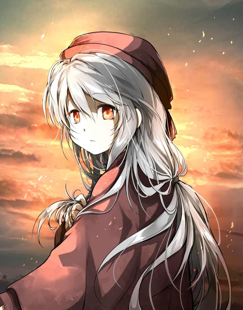 1girl, absurdres, artist_painter, bangs, closed_mouth, commentary_request, dark_souls_iii, eyebrows_visible_through_hair