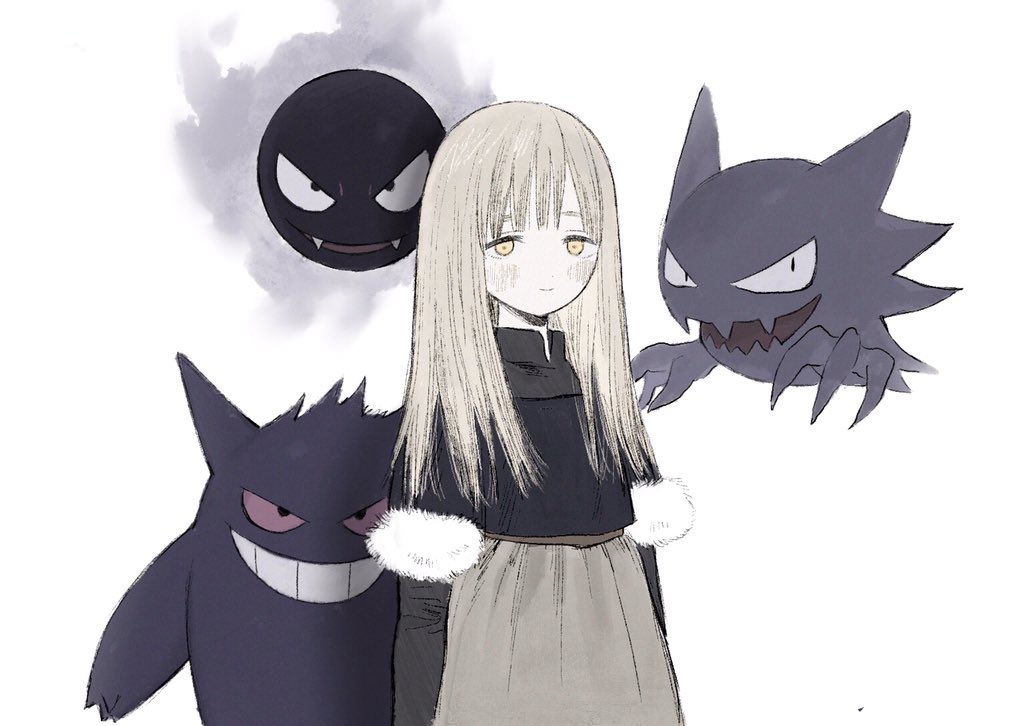 1girl, bangs, blonde_hair, blunt_bangs, blush, crossover, dress, dungeon_meshi