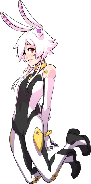 1girl, animal_ears, bangs, black_bodysuit, bodysuit, breasts, bunny_(d-rex), bunny_girl