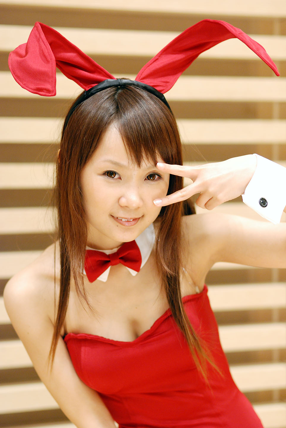 animal_ears, asahina_mikuru, rabbit_ears, collar, cosplay, hiromichi, leotard, photo