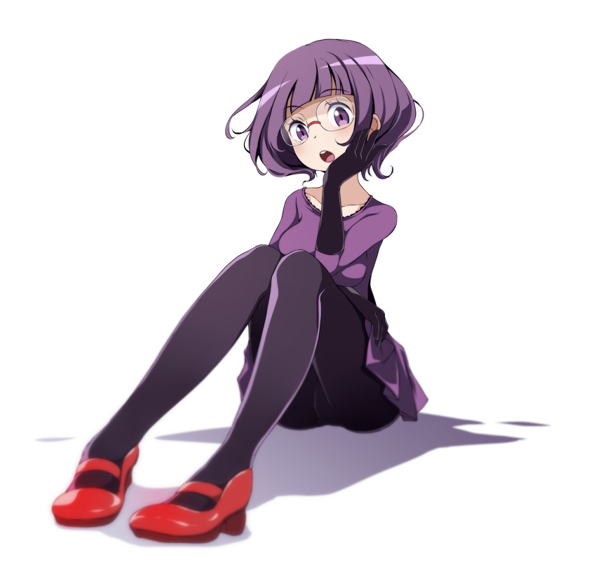 1girl, bangs, black_gloves, blush, commentary, eyebrows_visible_through_hair, eyelashes, full_body