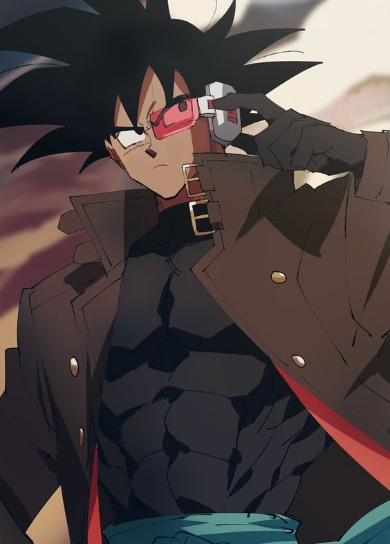 1boy, abs, artist_request, black_eyes, black_gloves, black_hair, brown_coat, brown_jacket