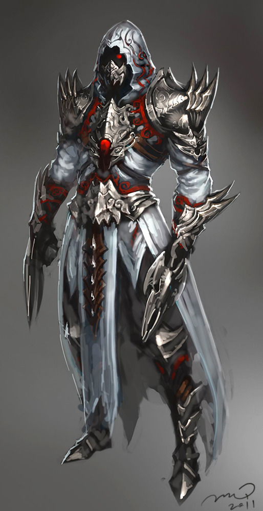 1boy, 2011, armor, breastplate, dated, full_body, gauntlets, glowing