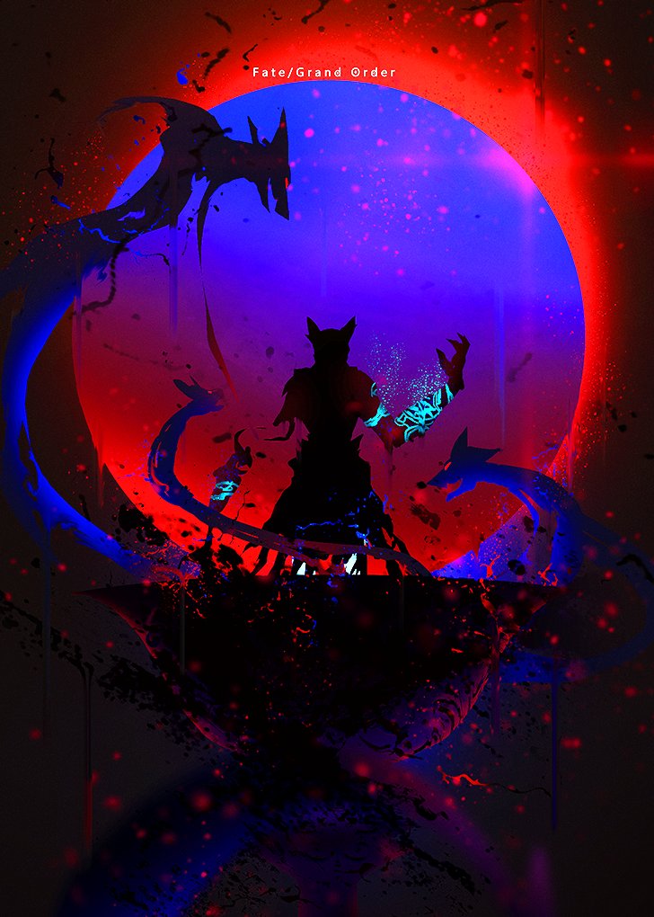 avenger, copyright_name, dark, detached_arm, fate/grand_order, fate/hollow_ataraxia, fate_(series), glowing_tattoo