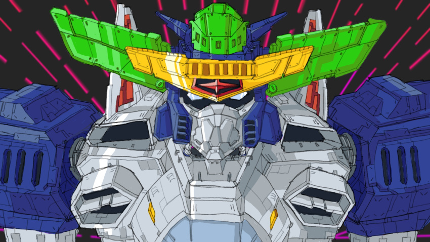 blue_eyes, close-up, derivative_work, drawfag, highres, king_j-der, looking_at_viewer, mecha