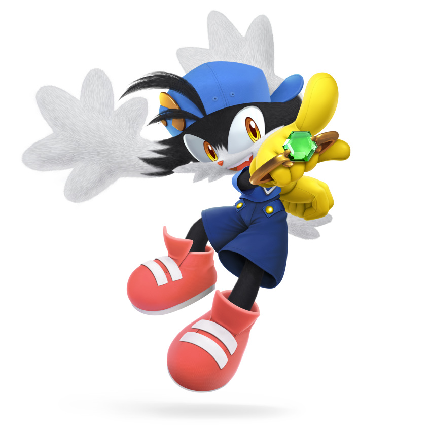 absurdres, bal_(uqdf), black_fur, blue_headwear, blue_pants, blue_shirt, fur, gem