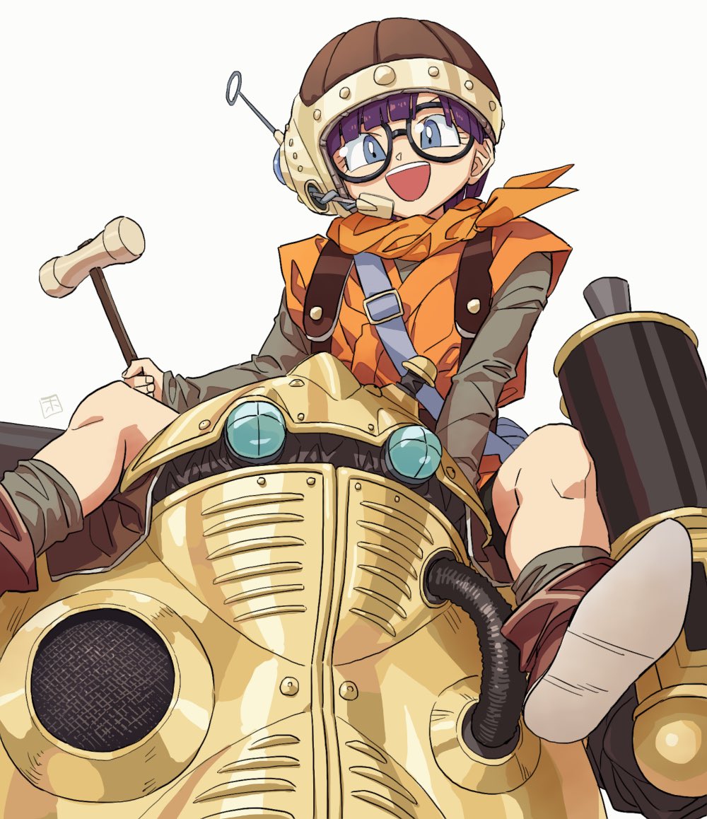 1girl, artist_name, bangs, bike_shorts, black_shorts, blunt_bangs, boots, brown_footwear