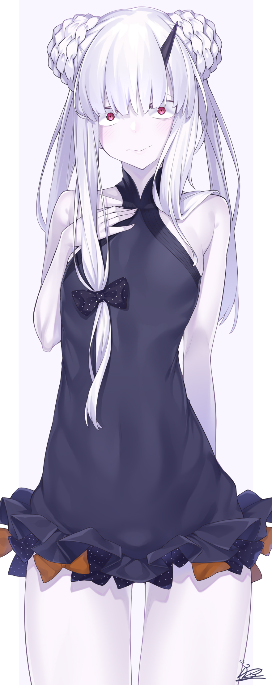 1girl, abigail_williams_(fate/grand_order), abigail_williams_(swimsuit_foreigner)_(fate), abigail_williams_(swimsuit_foreigner)_(fate)_(cosplay), bare_shoulders, black_bow, black_swimsuit, blush