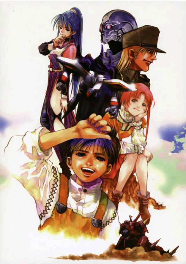 1990s_(style), character_name, character_request, clouds, damaged, dress, dust, hat