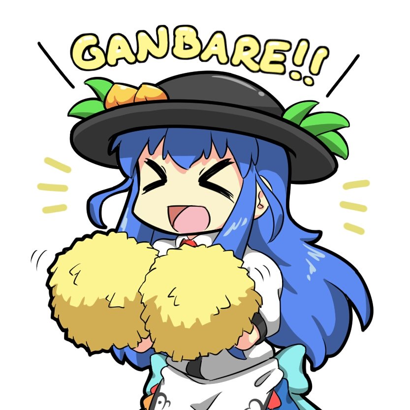 >_<, 1girl, apron, aqua_bow, aqua_sash, bangs, black_headwear, blouse