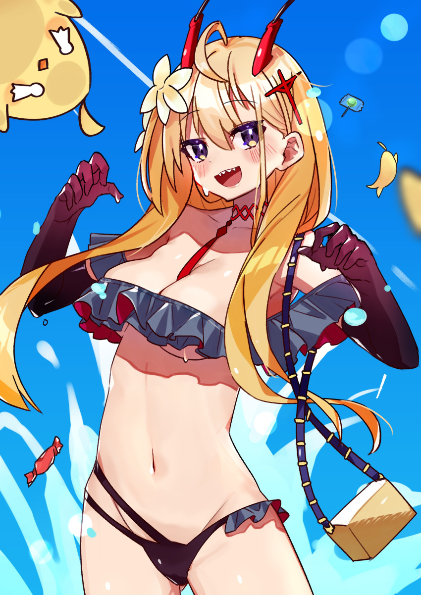 1girl, 1other, absurdres, ahoge, akutaa, azur_lane, bangs, bikini