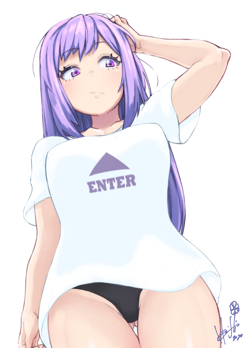 1girl, asano_ruri, asano_sisters_project, black_panties, breasts, eyebrows_visible_through_hair, highres, hori_shin
