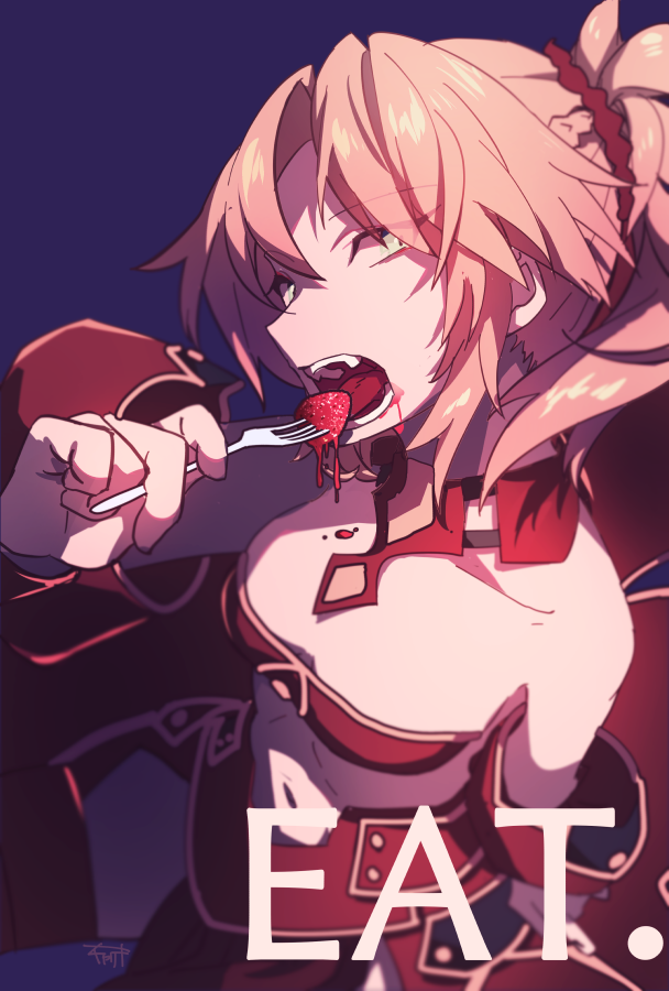 1girl, bangs, blonde_hair, braid, breasts, chariki, eyebrows_visible_through_hair, fate/apocrypha