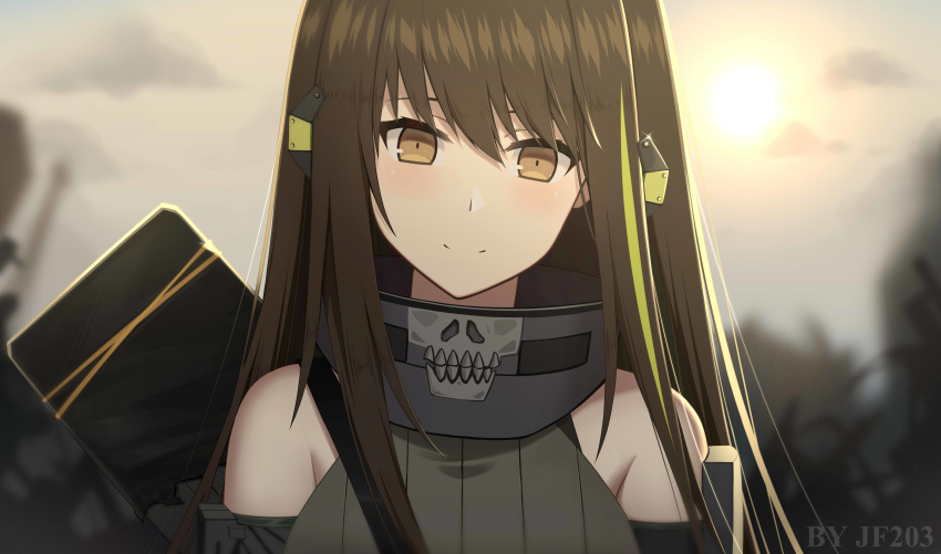 1girl, absurdres, brown_eyes, brown_hair, eyebrows_visible_through_hair, girls_frontline, highres, jiafei2o3