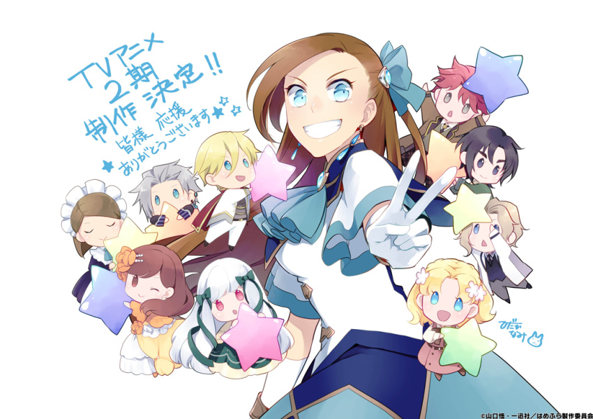 5boys, 5girls, :d, ;), alan_stuart, anne_shelley, announcement_celebration, artist_name