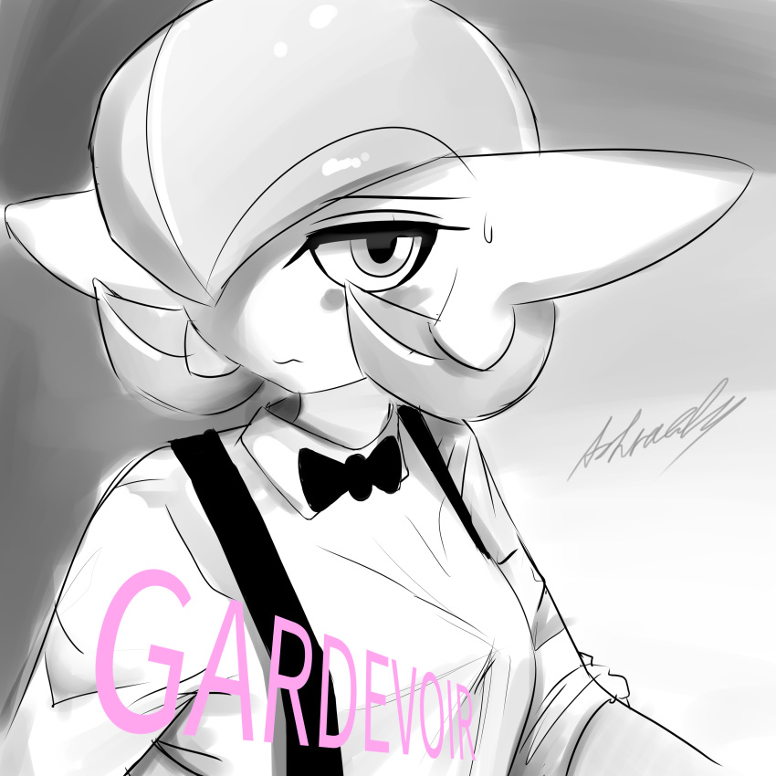 1girl, absurdres, artist_name, ashraely, bangs, blush, bob_cut, bow